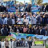 حضور باشکوه کارکنان مدیریت و کارگزاران زیارتی خراسان جنوبی در راهپیمایی روز جهانی قدس 1403