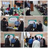 برپایی میز خدمت مدیریت حج وزیارت استان در محل مسجد خاتم النبیین مهرشهر بیرجند 