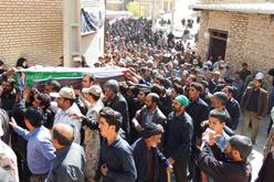 گزارش تصویری/ تشییع بسیار باشکوه حاج علی اکبر دلیری در روستای واشان