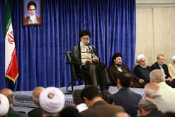 رهبر معظم انقلاب اسلامی در دیدار مسئولان و کارگزاران نظام: اقتدار و آبروی کشور در «خودکفایی» است/گزینه قطعی ملت مقاومت است 