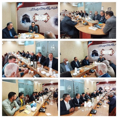 برگزاری جلسه با مدیران دفاتر و شرکتهای زیارتی خراسان جنوبی درخصوص برنامه ریزی و هم افزایی پروازهای عتبات عالیات استان