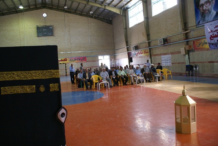 گزارش تصویری از همایش زائرین حج تمتع96 شهرستان سرایان
