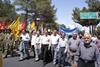 حضور گسترده و چشمگیر کارگزاران زیارتی استان در راهپیمایی روز قدس